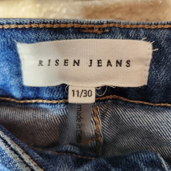 Stylish Light Blue Flare Jeans - Picture 10 of 15